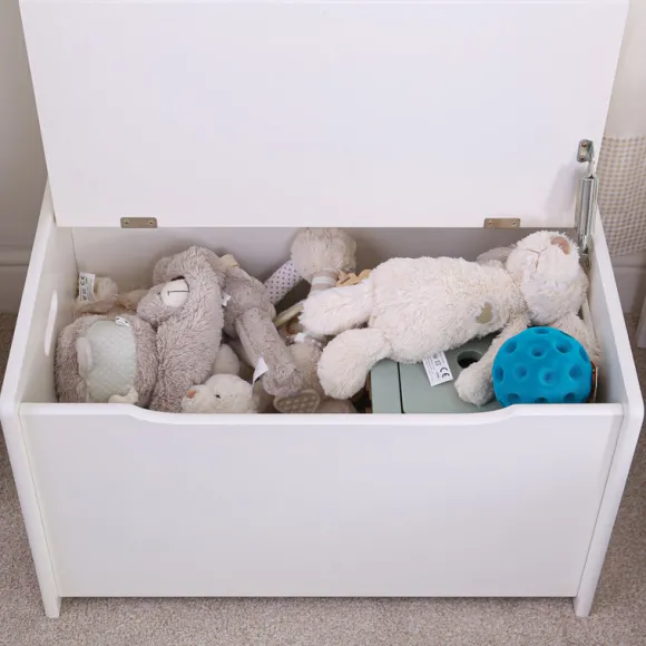 White Toy Chest