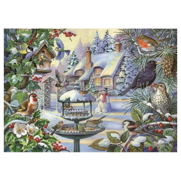 Winter Birds - BIG 500 Piece Jigsaw Puzzle