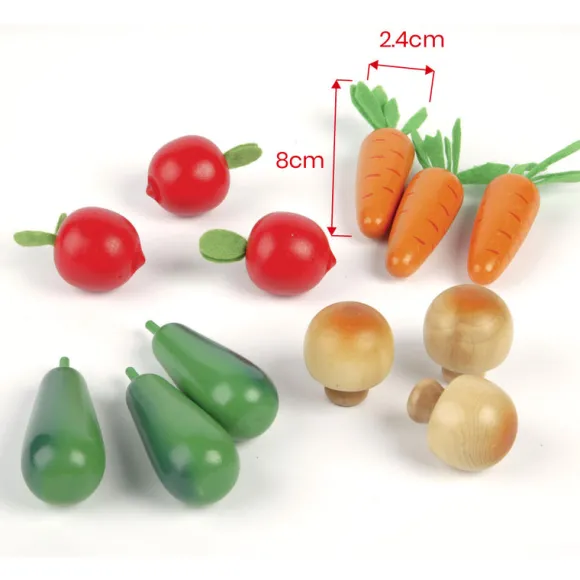 Wooden Winter Vegetables